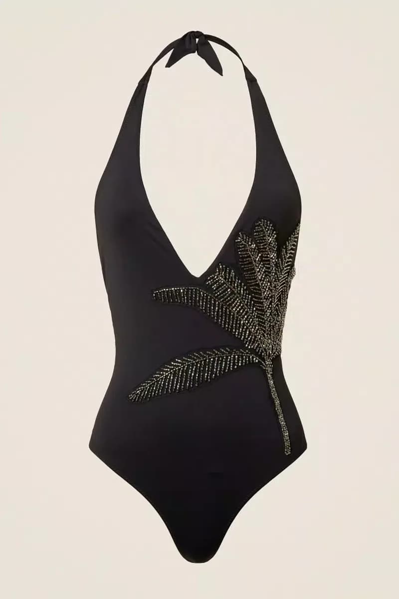Costume intero con ricamo palma | TWINSET - 4