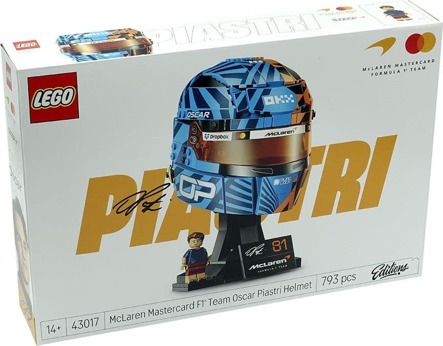 Lego Editions - Casco Oscar Piastri Scuderia McLaren 43017 - 2