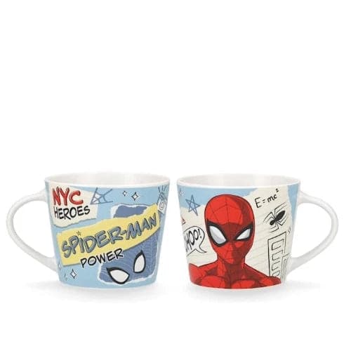 Home in rombo - Tazzone jumbo spiderman hero disney in new bone china decorata cc 42 azzurro