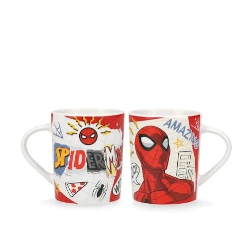 Home in rombo - Mug spiderman hero disney in new bone china decorata cc 330 rossa