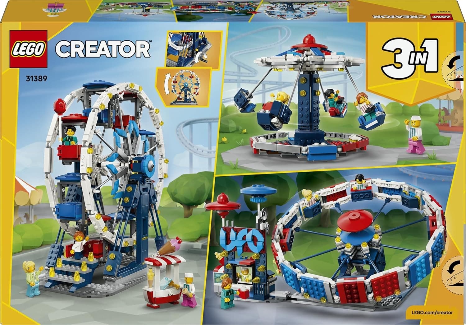 Lego Creator - Iconica Ruota Panoramica 3 in 1 - 31389 - 7
