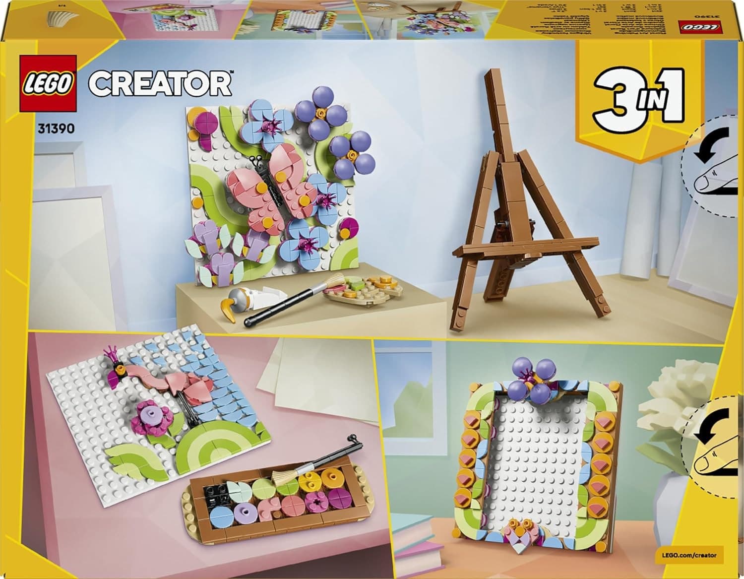 Lego Creator - 3 in 1 Dipinto Floreale 31390 - 8