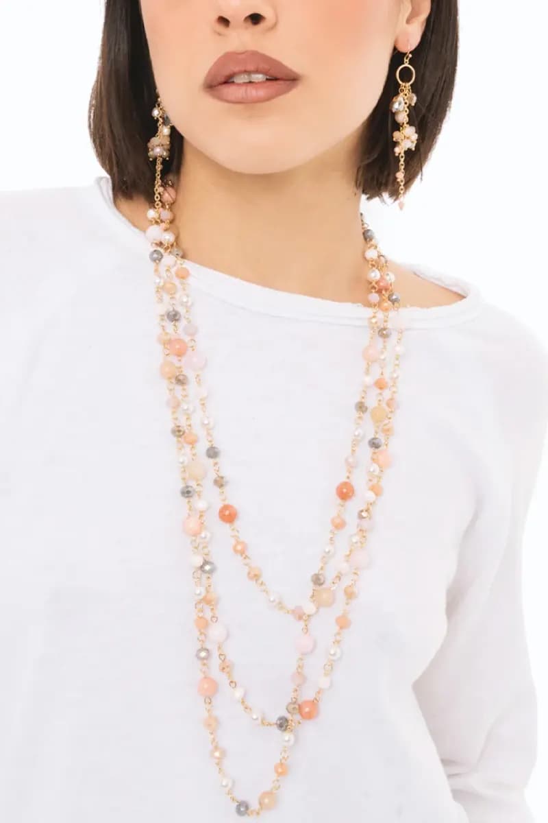 Collana lunga con pietre dure | MYA ACCESSORIES - 5