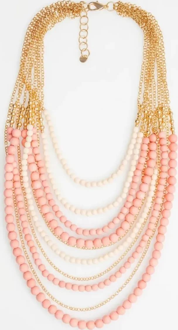 Collana girocollo multilinee con perle | MYA ACCESSORIES - 2