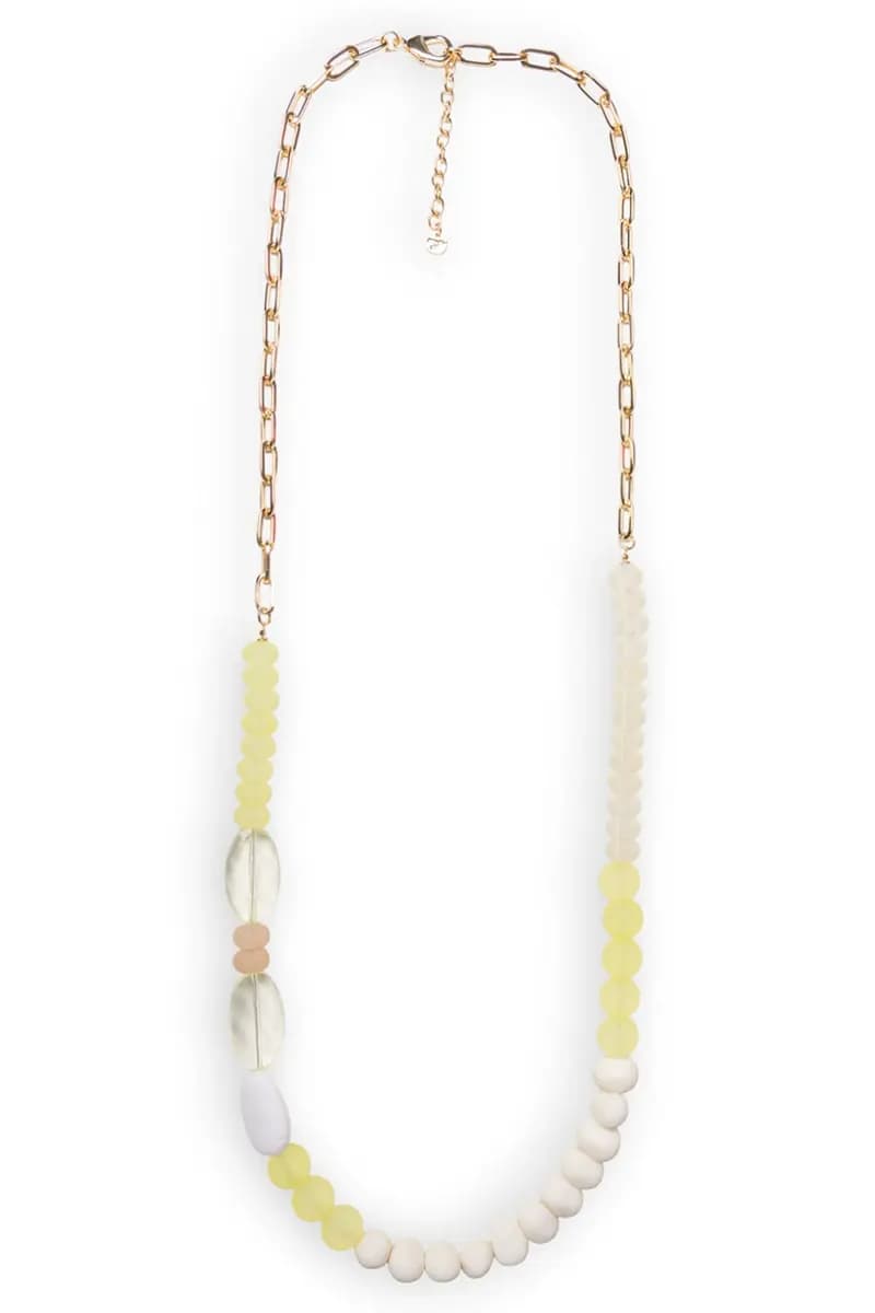 Collana lunga catena con pietre in acrilico | MYA ACCESSORIES - 3