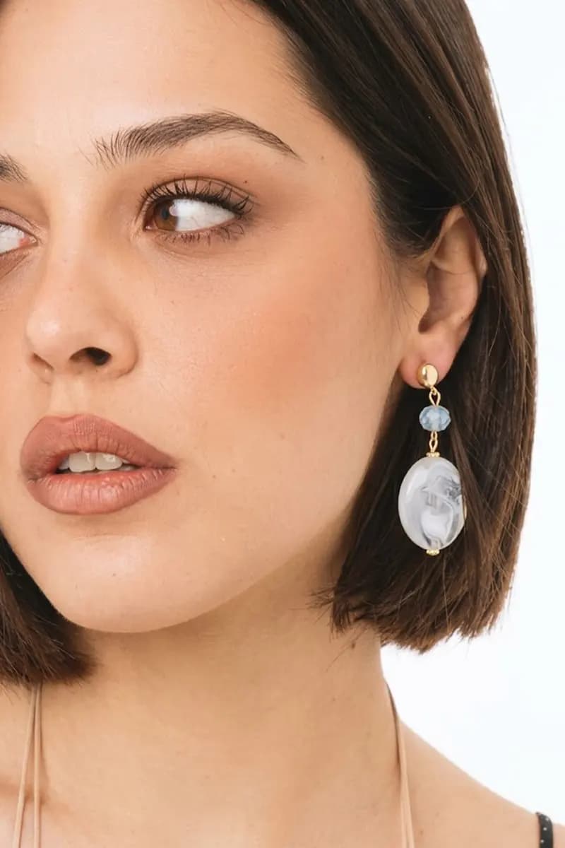 Orecchini pendenti in acrilico | MYA ACCESSORIES - 3
