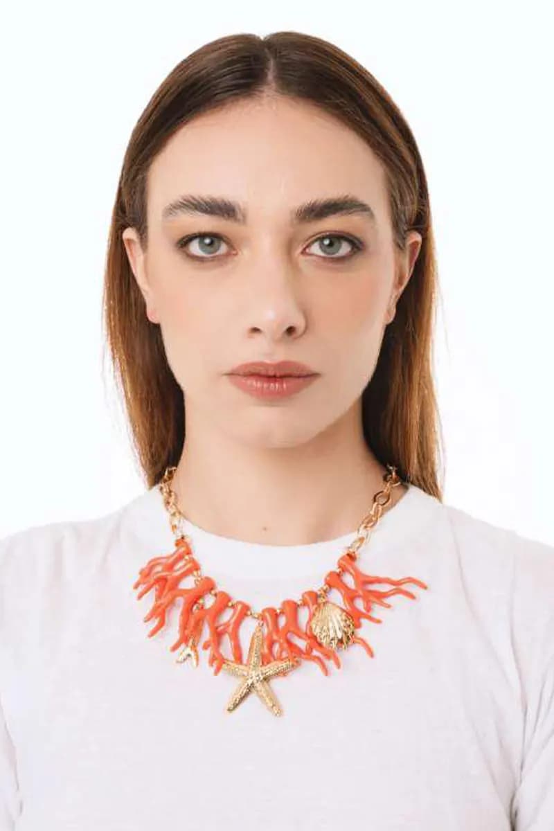 Collana girocollo con coralli in acrilico | MYA ACCESSORIES - 3