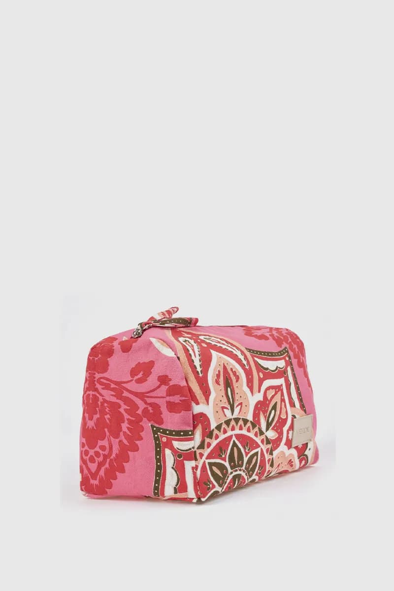 Pochette mare in cotone stampa cachemire | Verde Fashion - 12