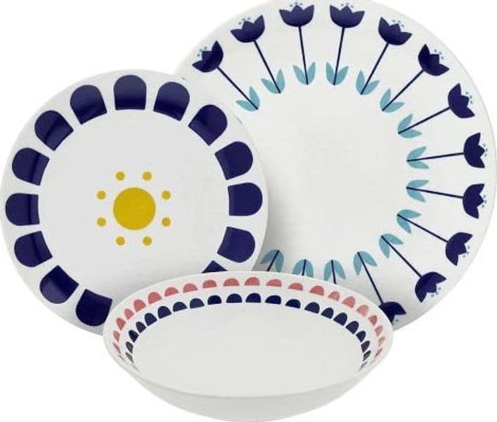 Servizio piatti 18 pezzi Nymea Multicolor - 4