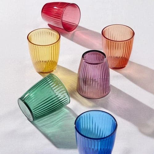 Confezione 6 bicchieri 320 cc Panama Multicolor - 2