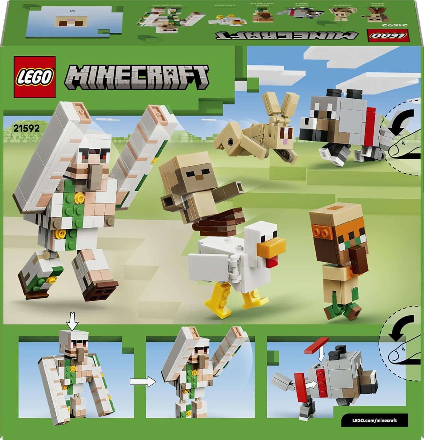 Lego Minecraft - Attacco nel Deserto del Fantino di Polli 21592 - 6