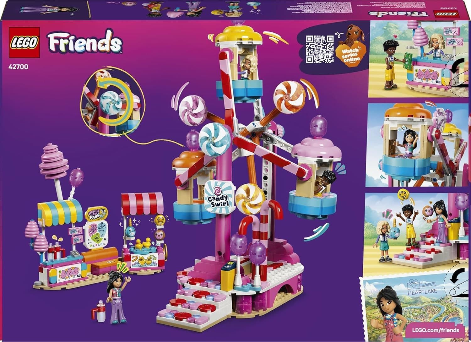 Lego Friends - Ruota Panoramica Dolci e Cupcake 42700 - 6