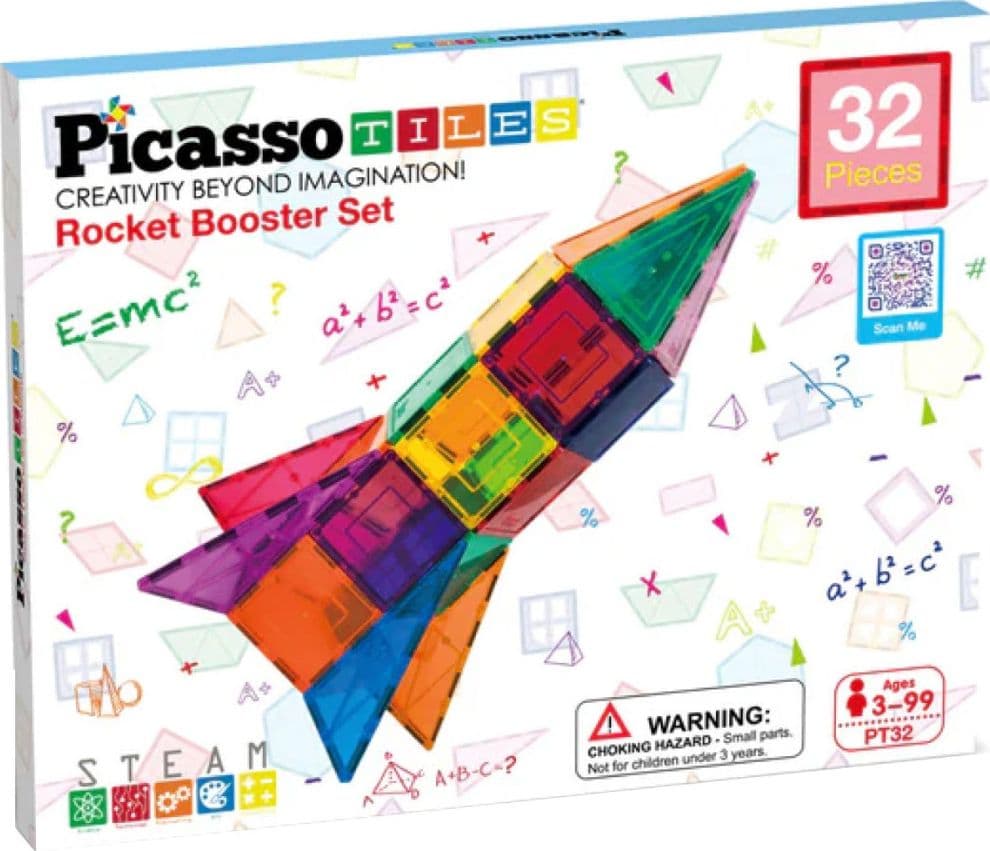 Picasso Tiles - Magnetic piastrelle rocket 32 pz - 2