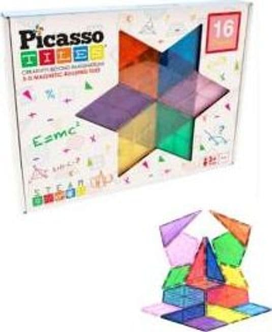Picasso Tiles - Costruzioni Magnetiche Geometriche 16 pezzi ...