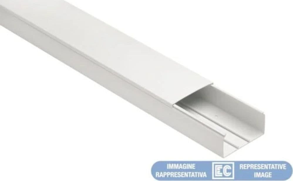 Canale portacavi dim. 200x60 bianco-Prezzo al metro