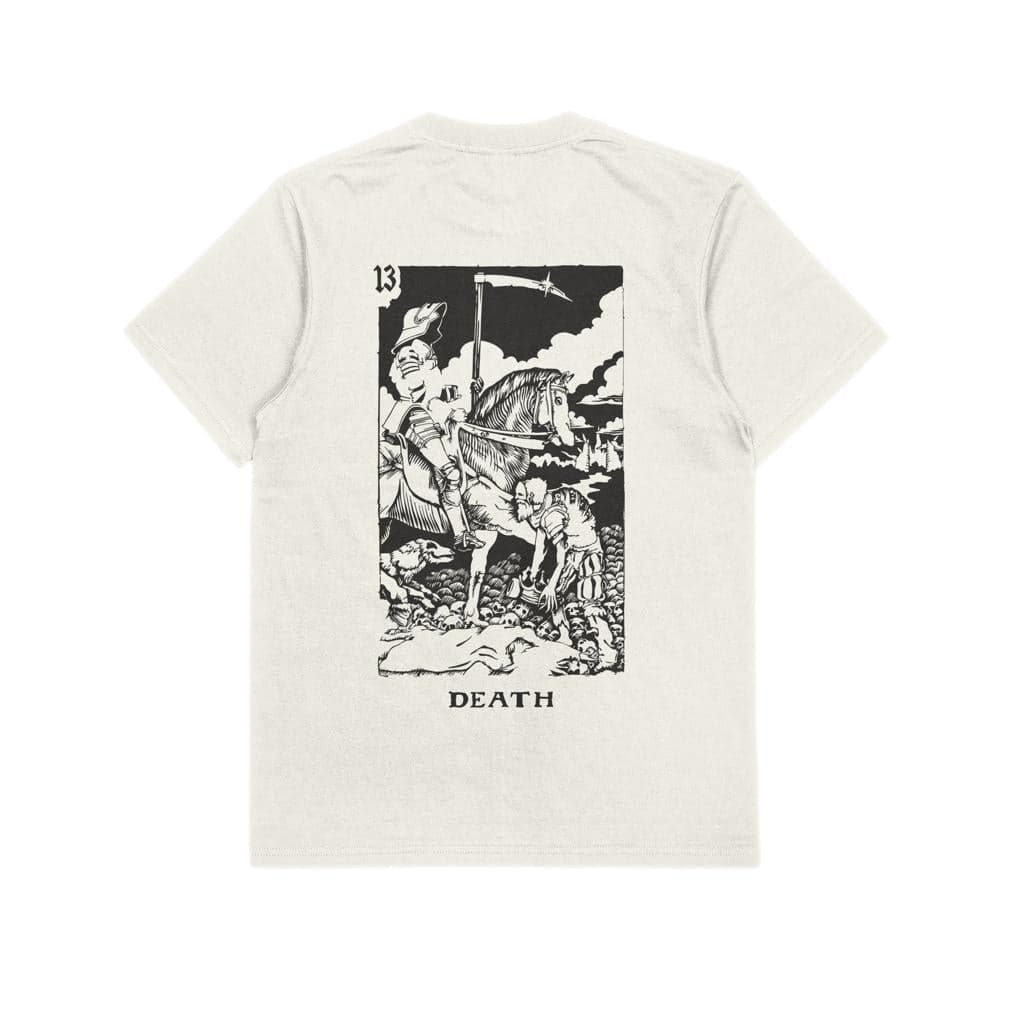 T-shirt Ghettoblaster Tarot Death off white - 5