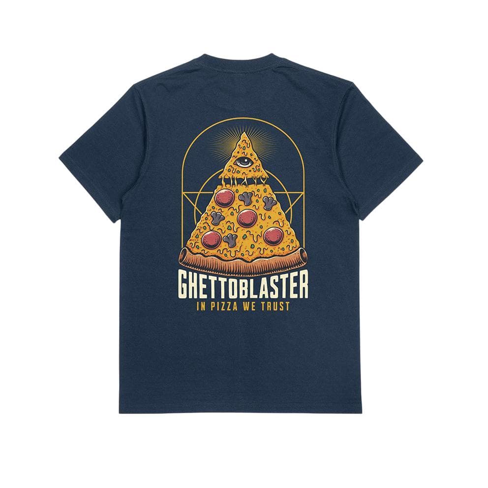 T-shirt Ghettoblaster Pizza navy - 5
