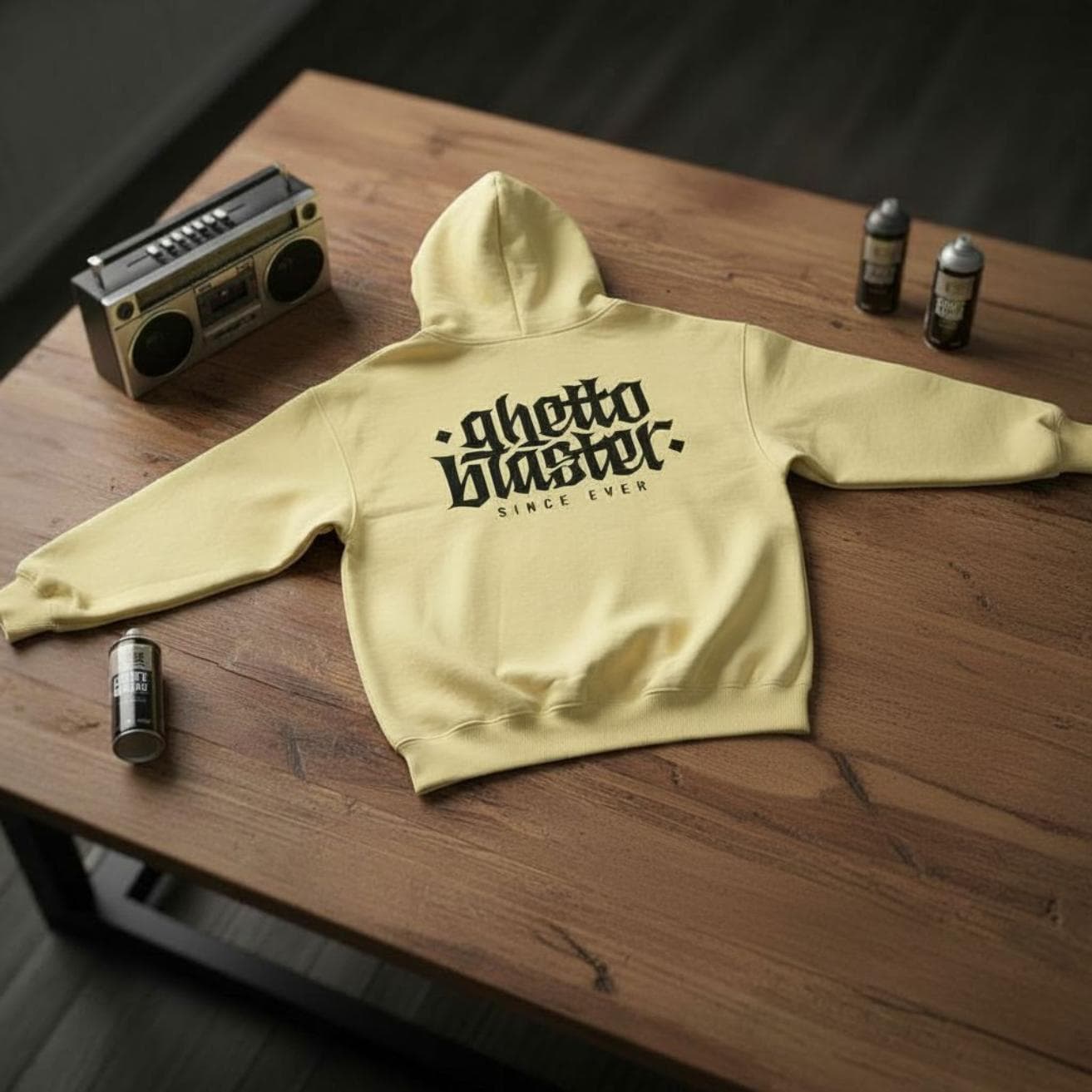 Felpa Ghettoblaster Corporate hoodie limestone - 7