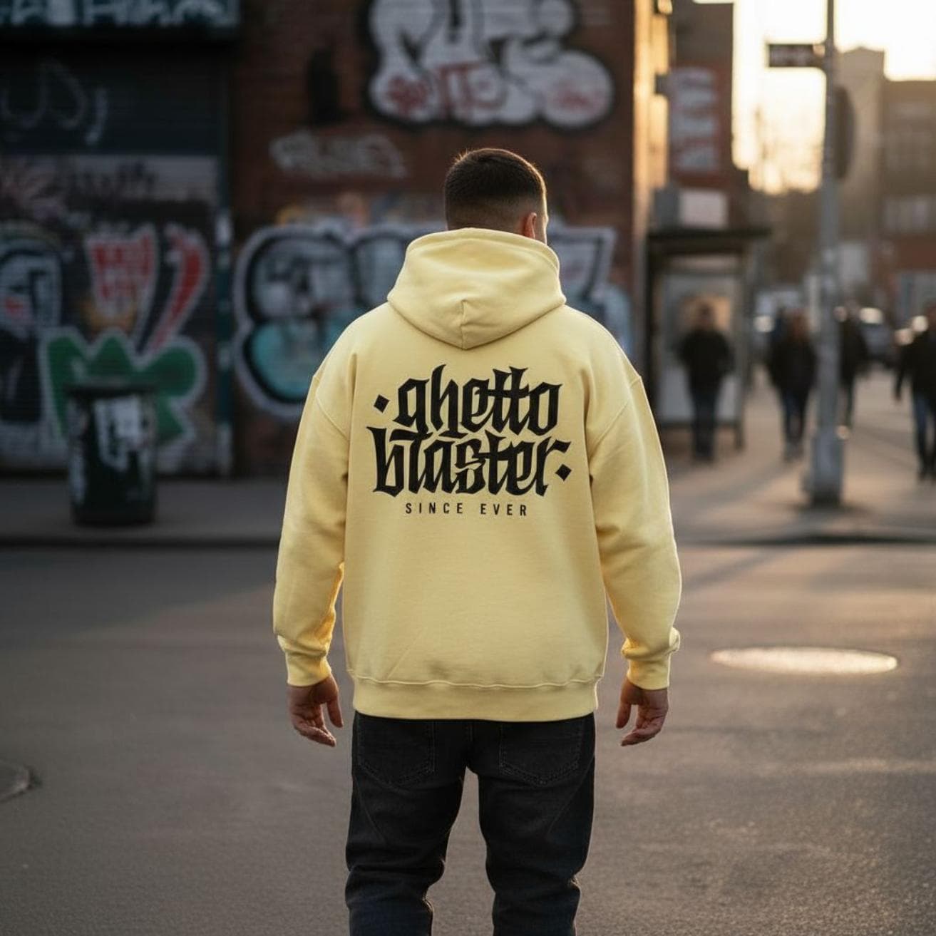 Felpa Ghettoblaster Corporate hoodie limestone - 2