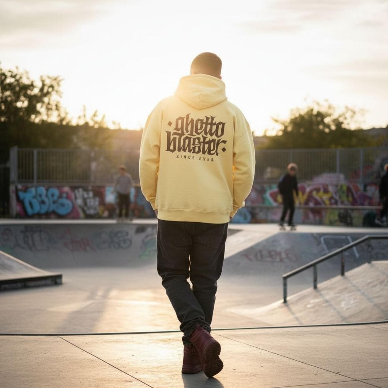 Felpa Ghettoblaster Corporate hoodie limestone - 4