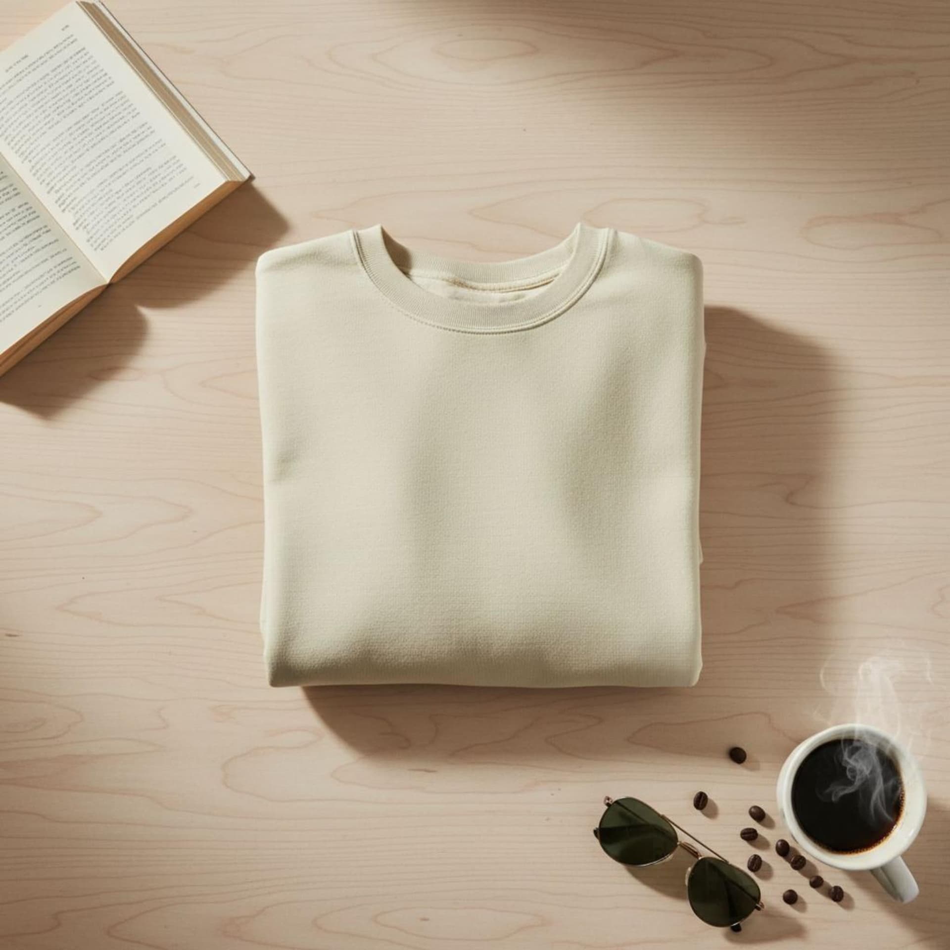 Felpa Ghettoblaster Basic crewneck butter - 5