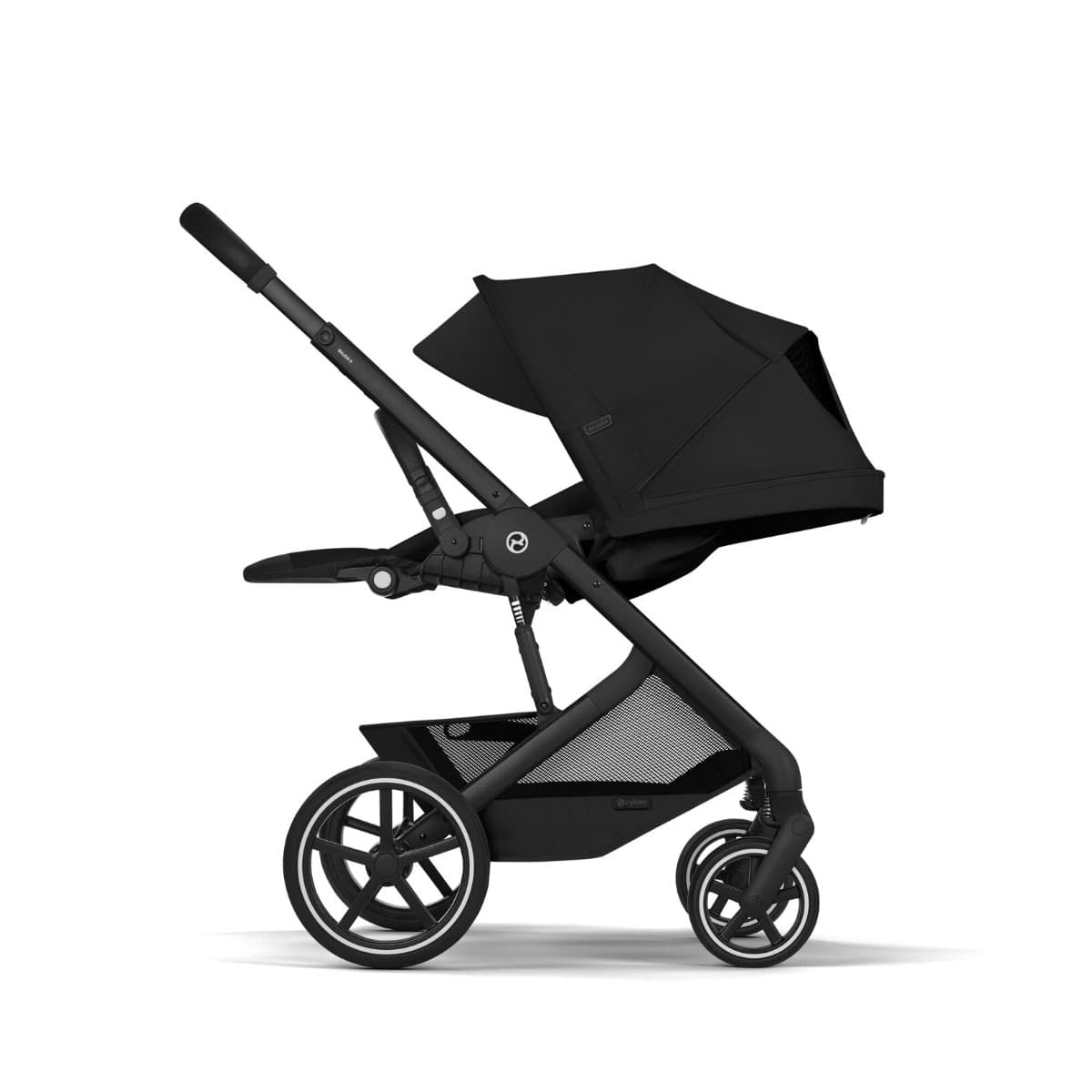 Duo Cybex Gold Balios S Lux con Navicella Richiudibile – Moon Black