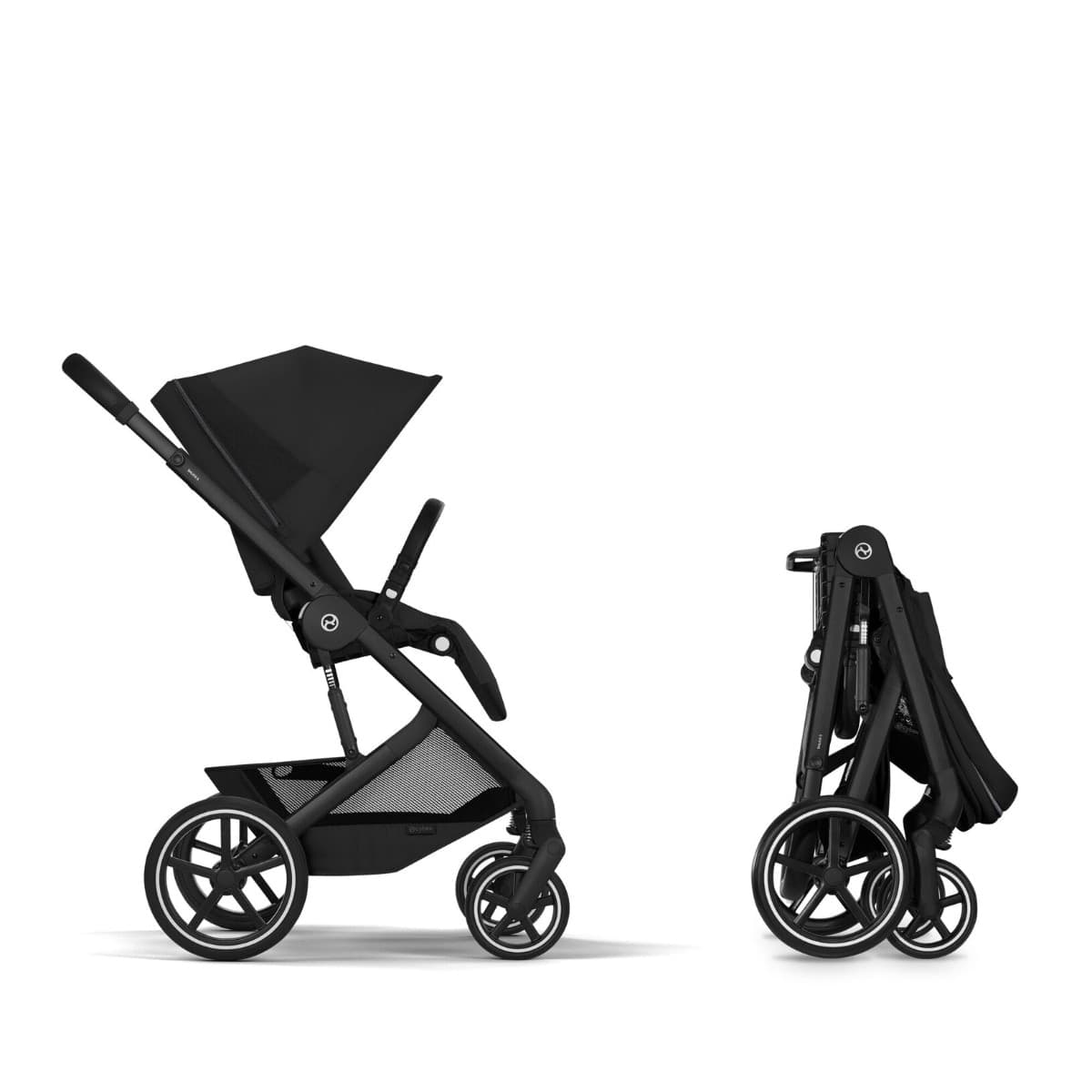 Duo Cybex Gold Balios S Lux con Navicella Richiudibile – Moon Black