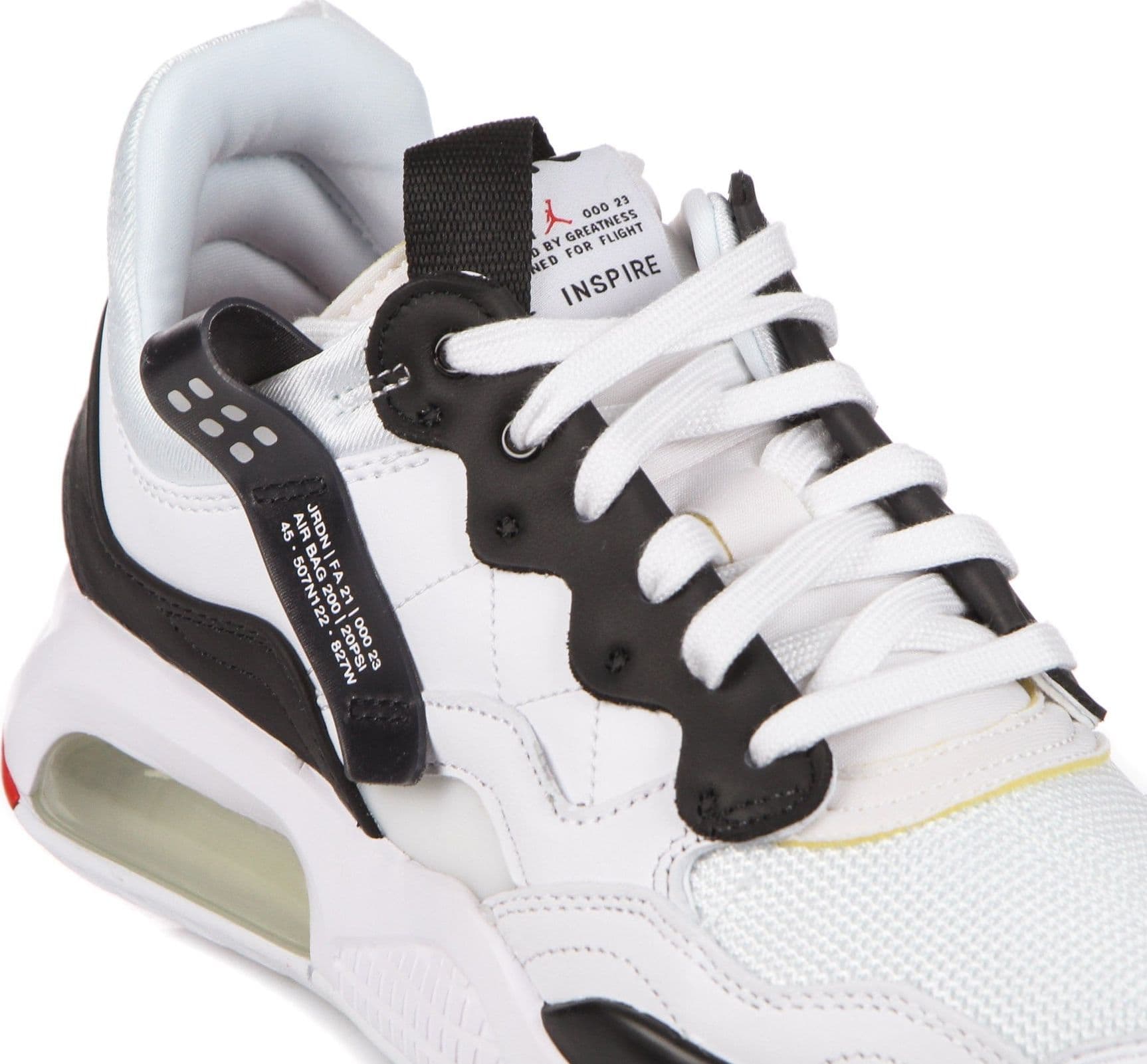 JORDAN Scarpa Bassa Uomo Jordan Ma2 White/black/university Red/lt Smoke Grey - 12
