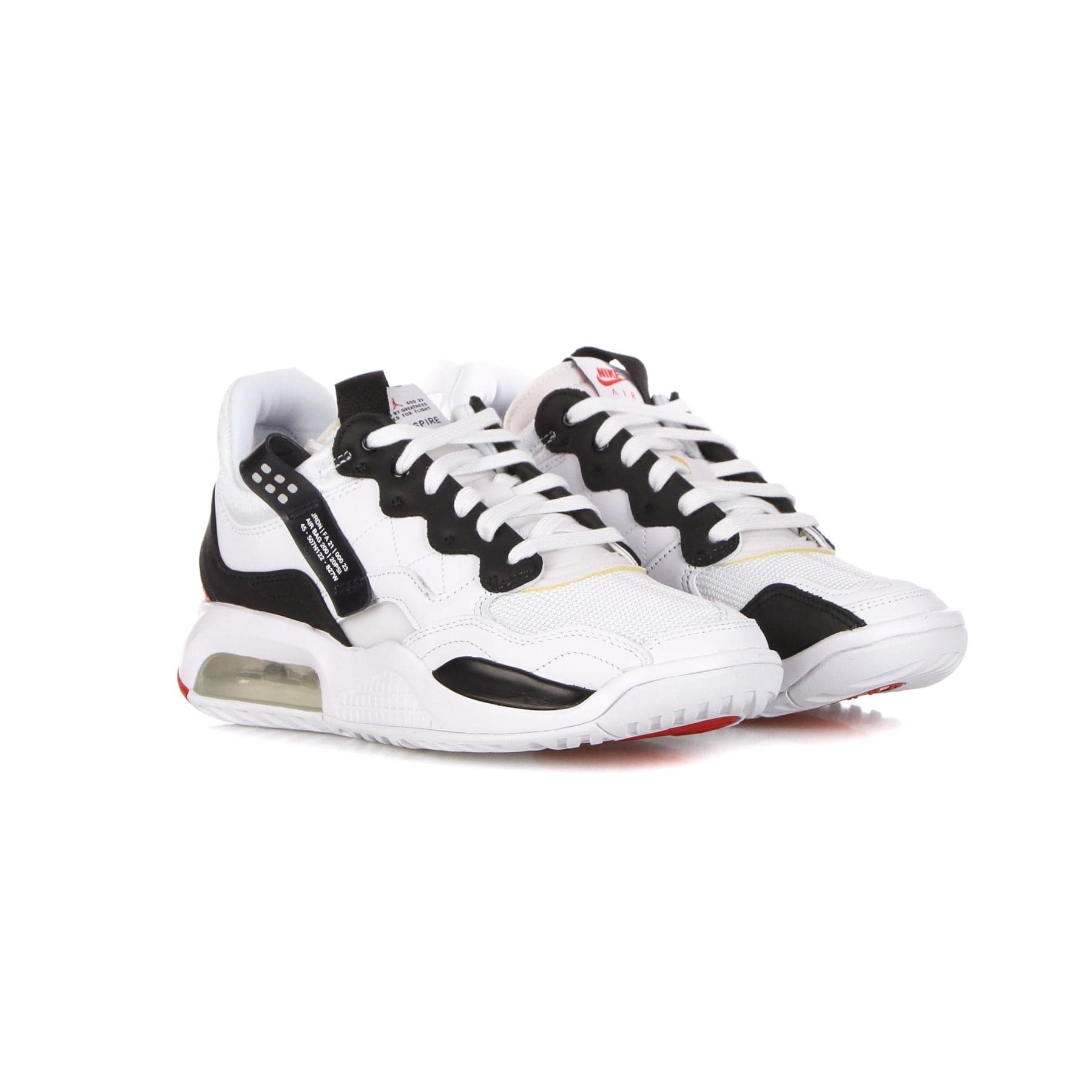 JORDAN Scarpa Bassa Uomo Jordan Ma2 White/black/university Red/lt Smoke Grey - 5
