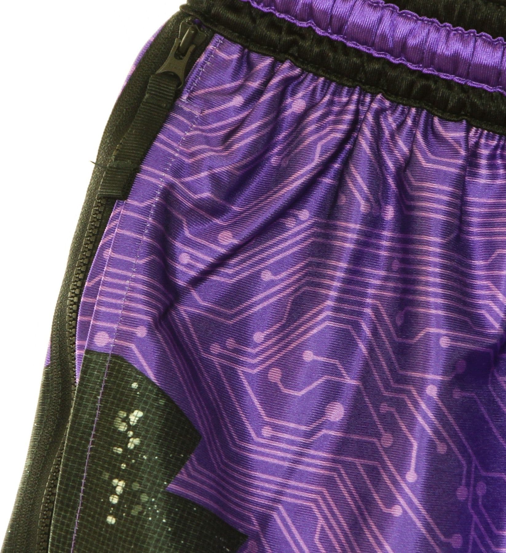 NIKE NBA Pantaloncino Tipo Basket Uomo a New Legacy "goon Squad" Lebron X Space Jam Hyper Grape/black/wolf Grey - 2