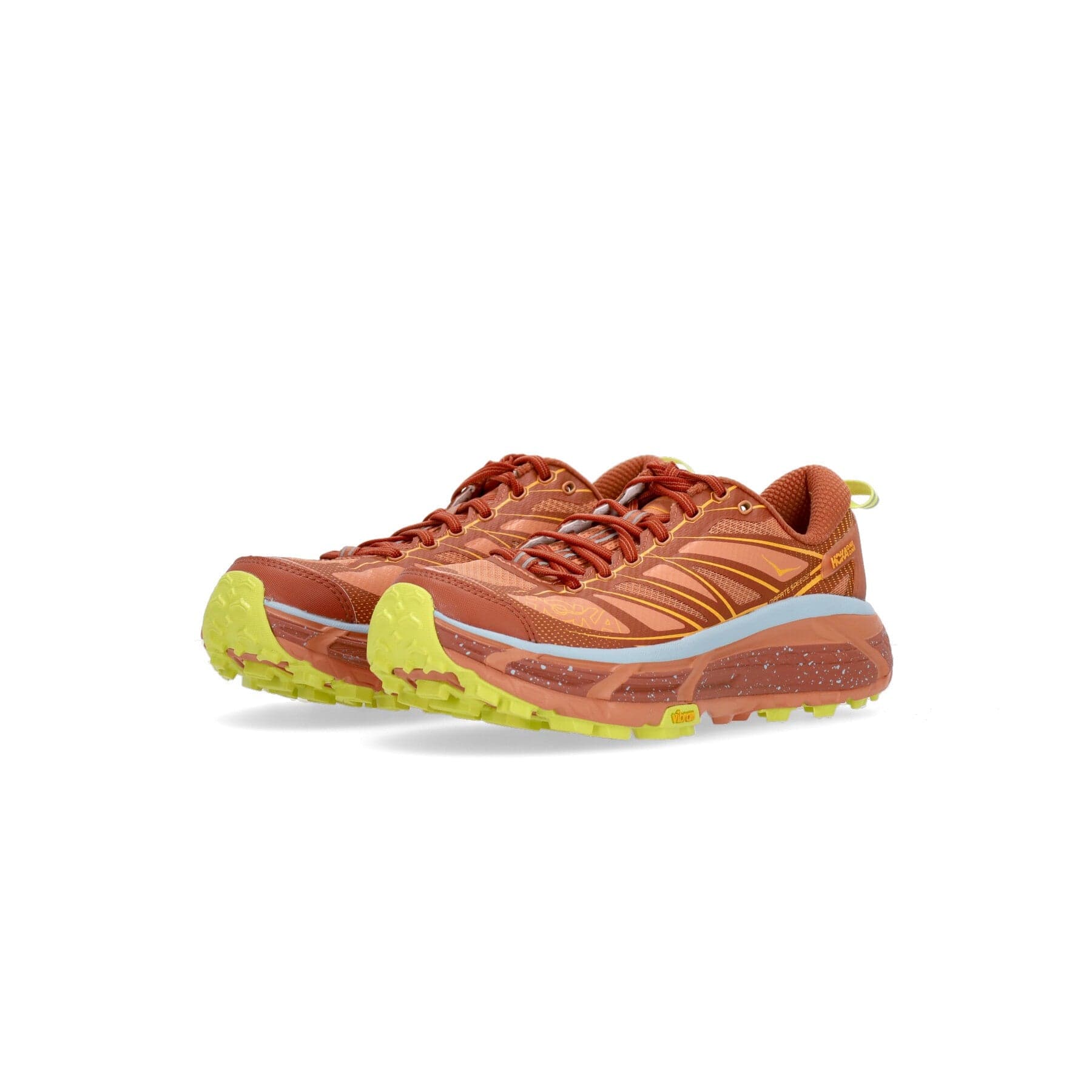 HOKA ONE ONE Scarpa Outdoor Uomo Mafate Speed 2 Baked Clay/radiant Yellow - 3