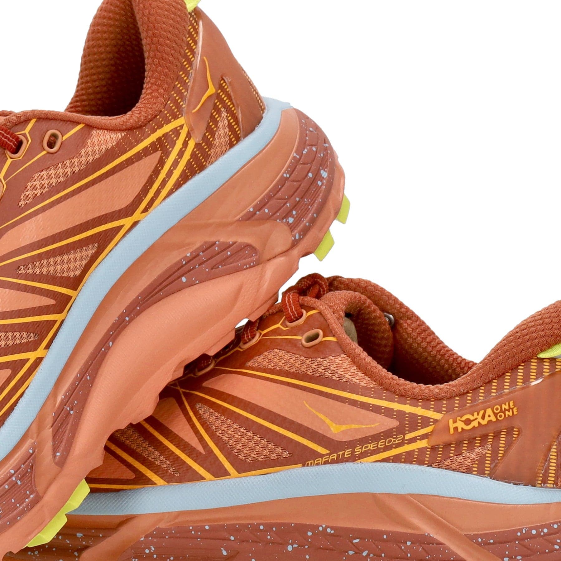 HOKA ONE ONE Scarpa Outdoor Uomo Mafate Speed 2 Baked Clay/radiant Yellow - 9