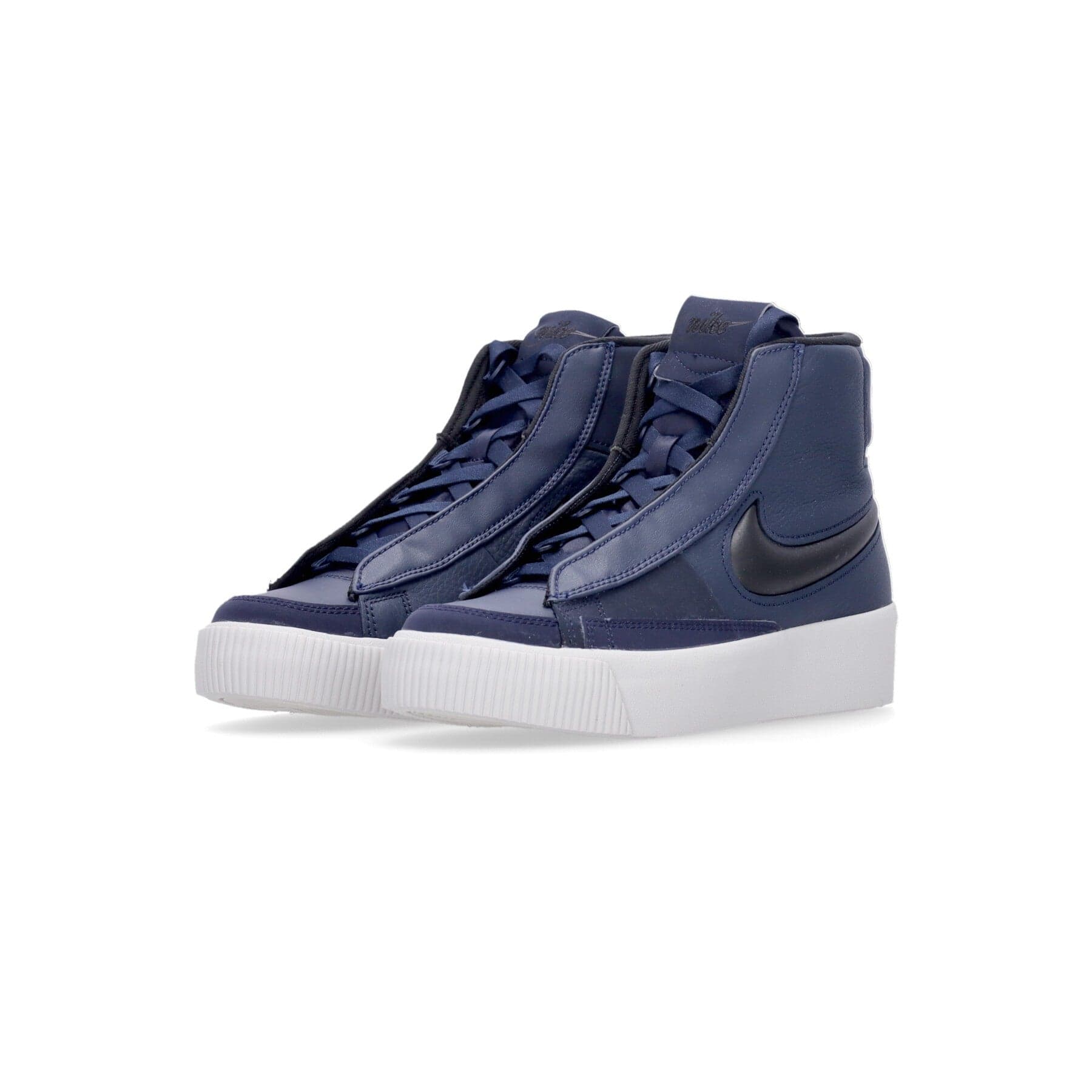 Nike Scarpa Alta Donna W Blazer Mid Victory Obsidian/midnight Navy/blackened Blue - 4