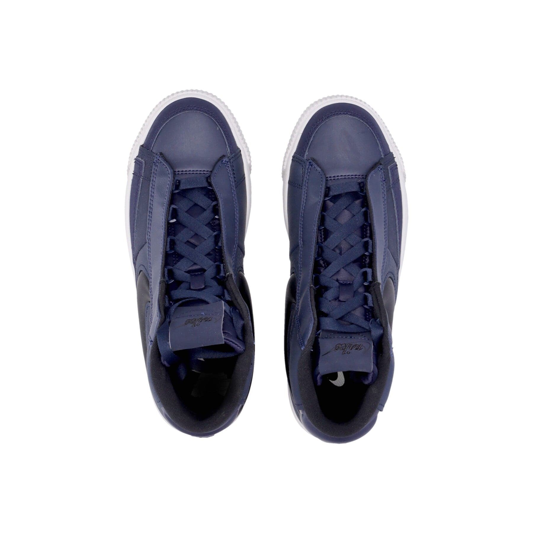 Nike Scarpa Alta Donna W Blazer Mid Victory Obsidian/midnight Navy/blackened Blue - 9