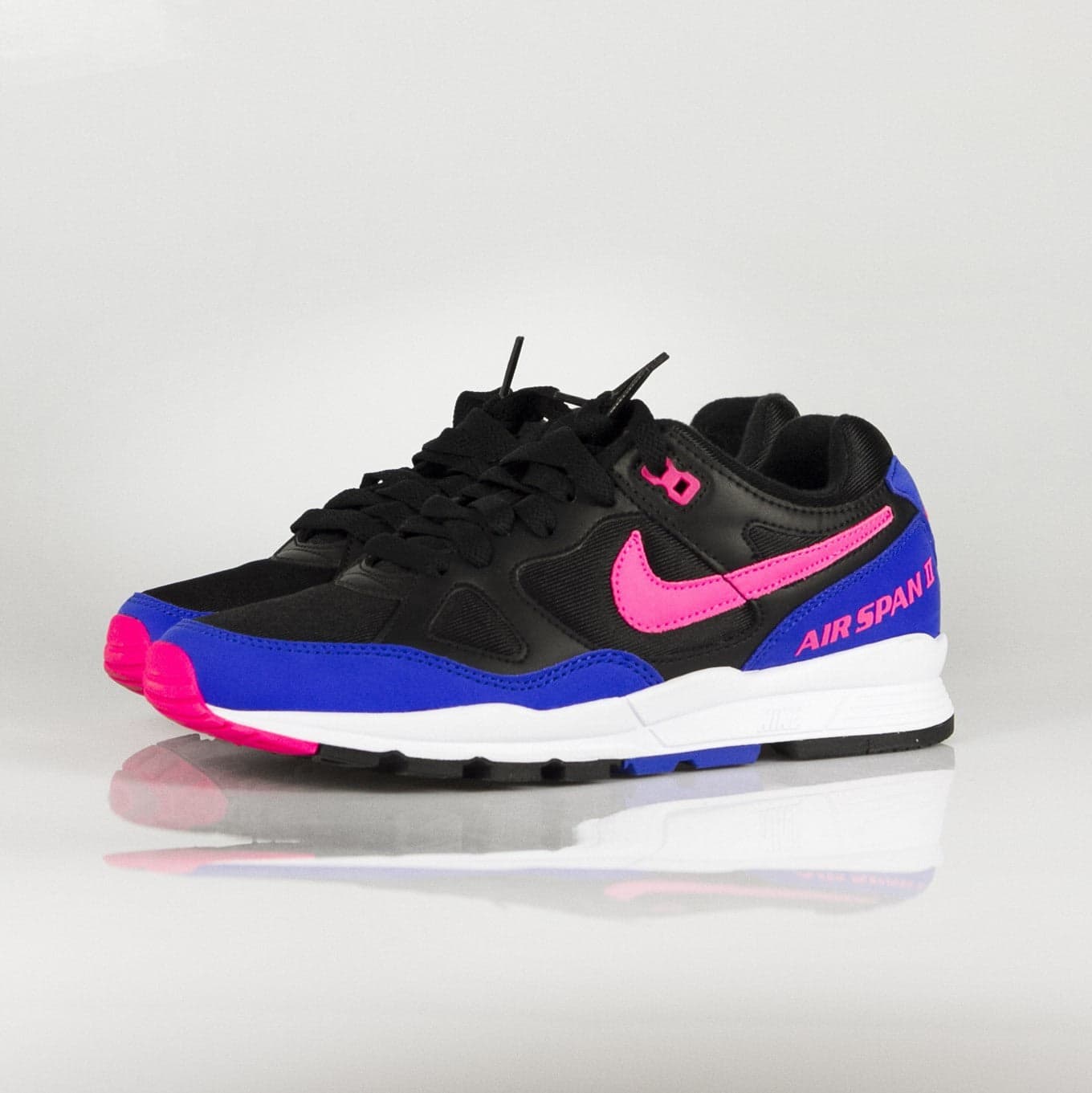 Nike Scarpa Bassa Uomo Air Span Ii Black/hyper Pink/hyper Royal - 4