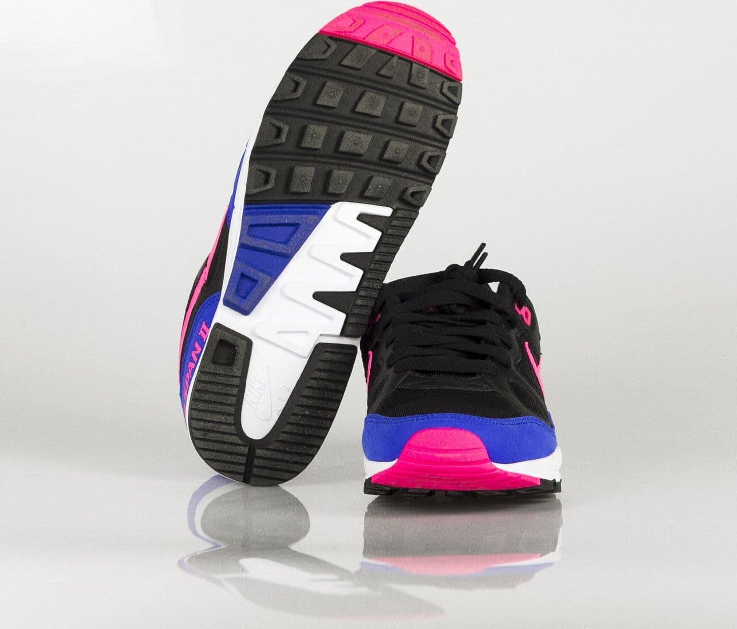 Nike Scarpa Bassa Uomo Air Span Ii Black/hyper Pink/hyper Royal - 8