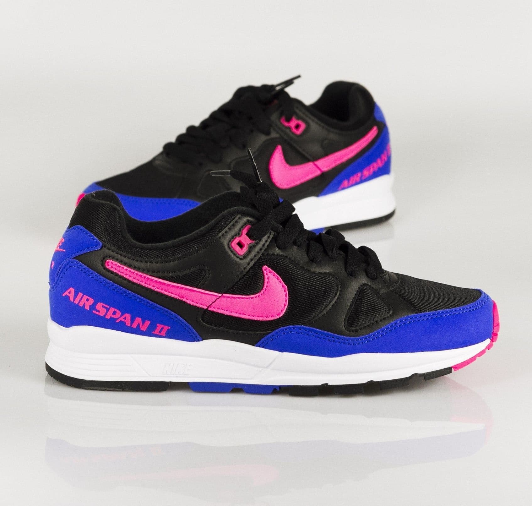 Nike Scarpa Bassa Uomo Air Span Ii Black/hyper Pink/hyper Royal - 9