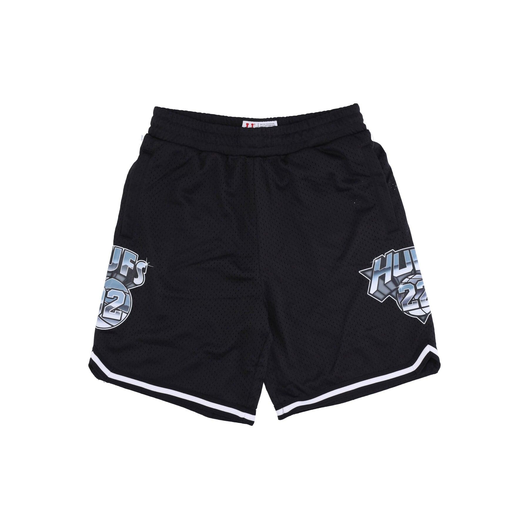 HUF Pantaloncino Tipo Basket Uomo Basketball Short Black - 4