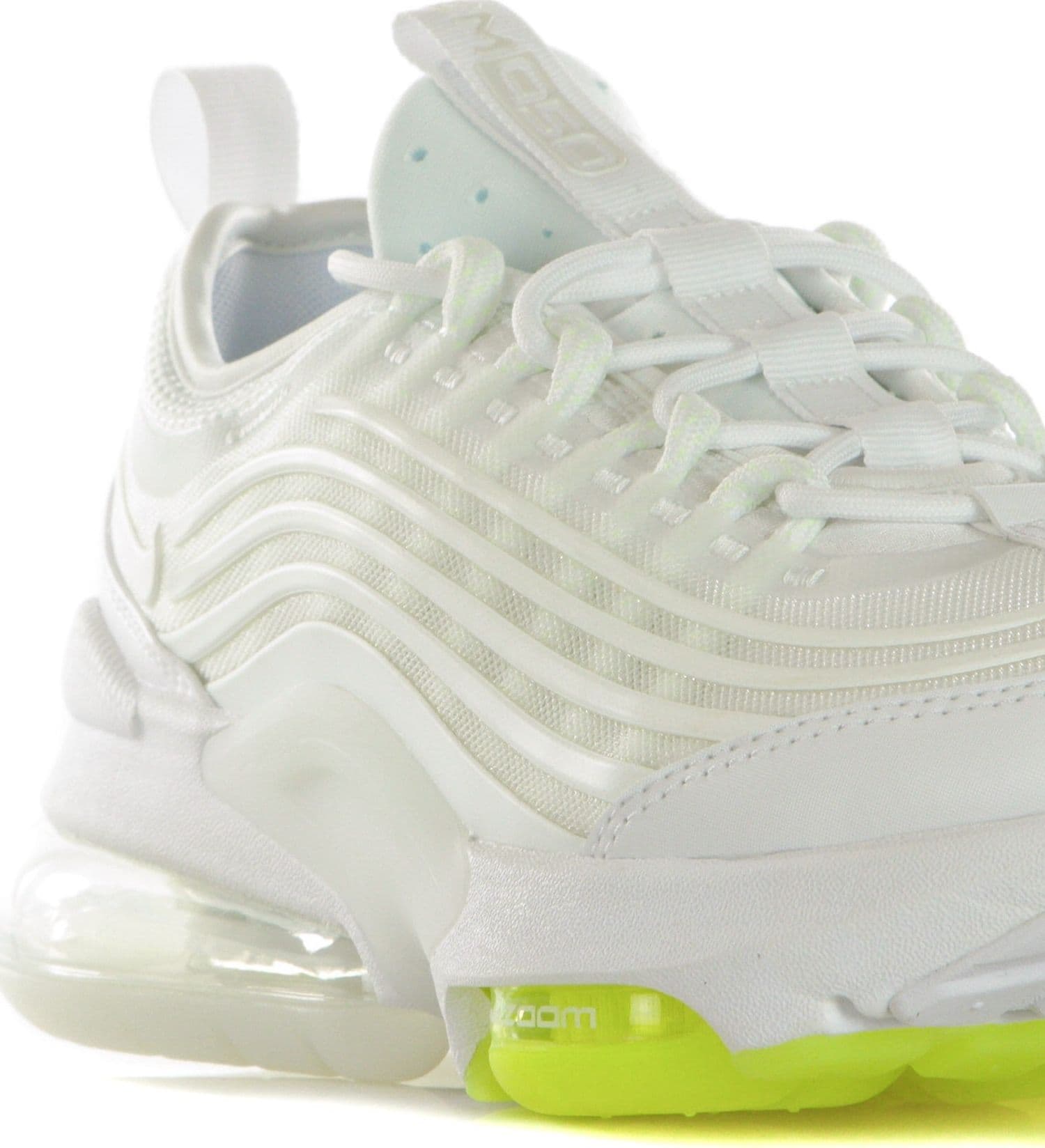 Nike Scarpa Bassa Donna W Air Max Zm950 White/mtlc Summit Wht/barely Volt/volt - 4
