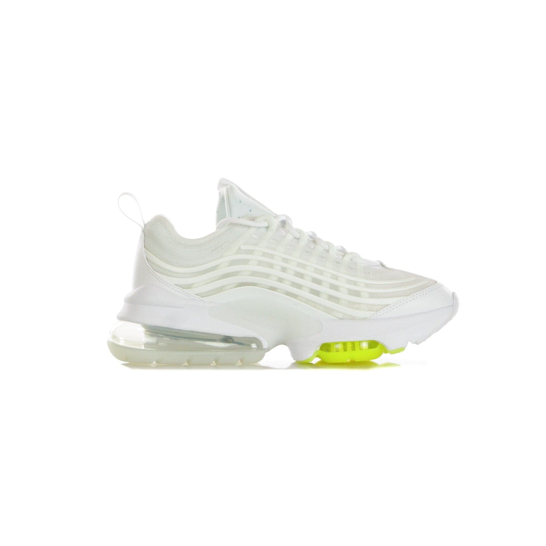 Nike Scarpa Bassa Donna W Air Max Zm950 White/mtlc Summit Wht/barely Volt/volt - 7
