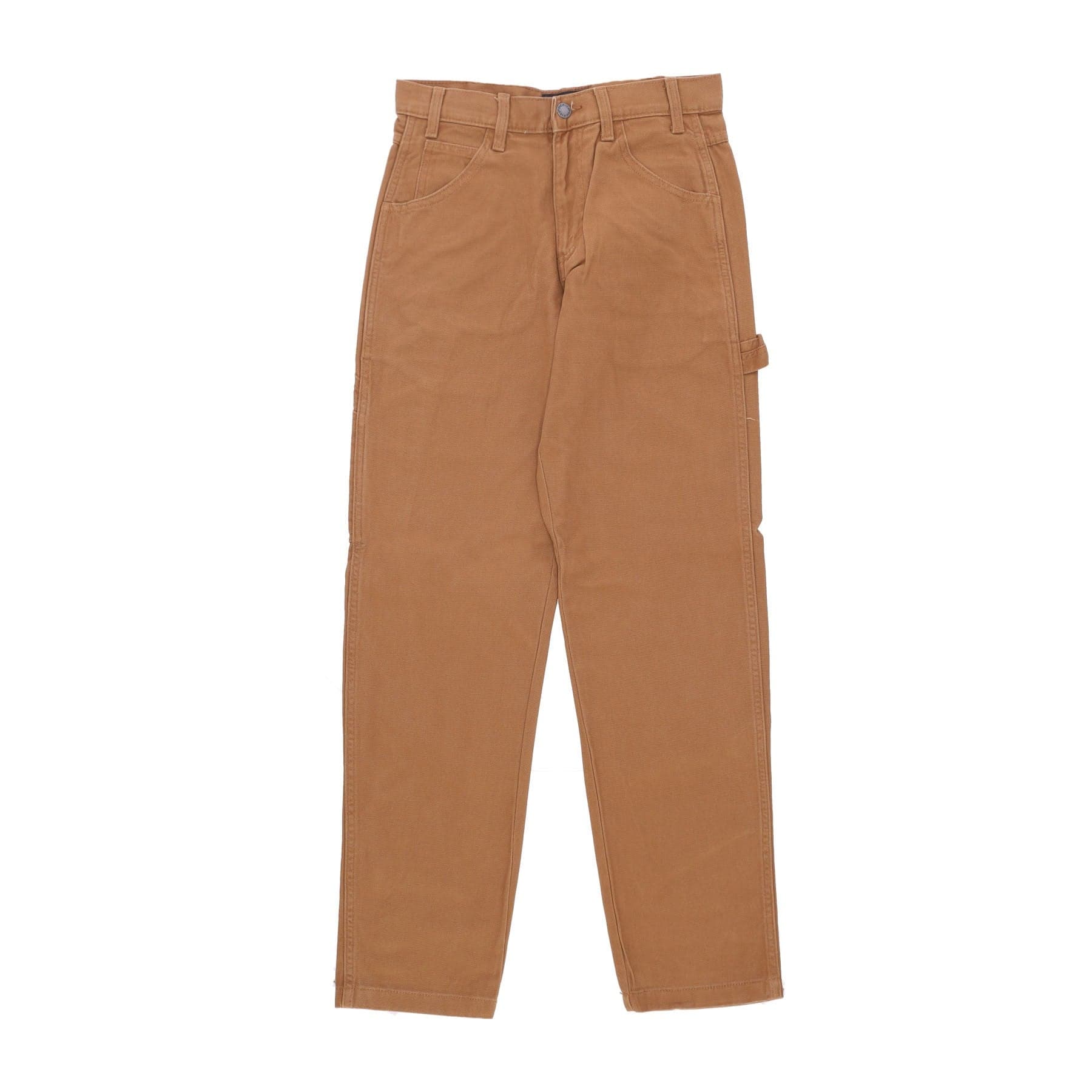DICKIES Pantalone Lungo Uomo Dc Carpenter Pant Stone Washed Brown Duck - 5