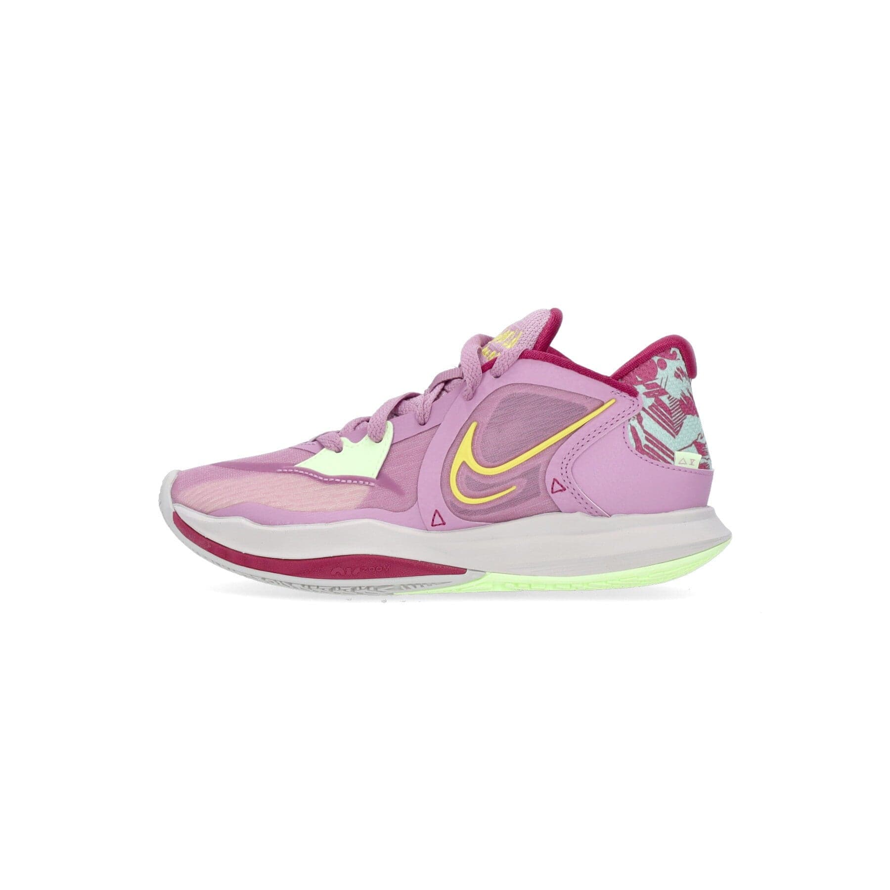 NIKE NBA Scarpa Basket Uomo Kyrie Low 5 Orchid/yellow Strike/light Bone - 11
