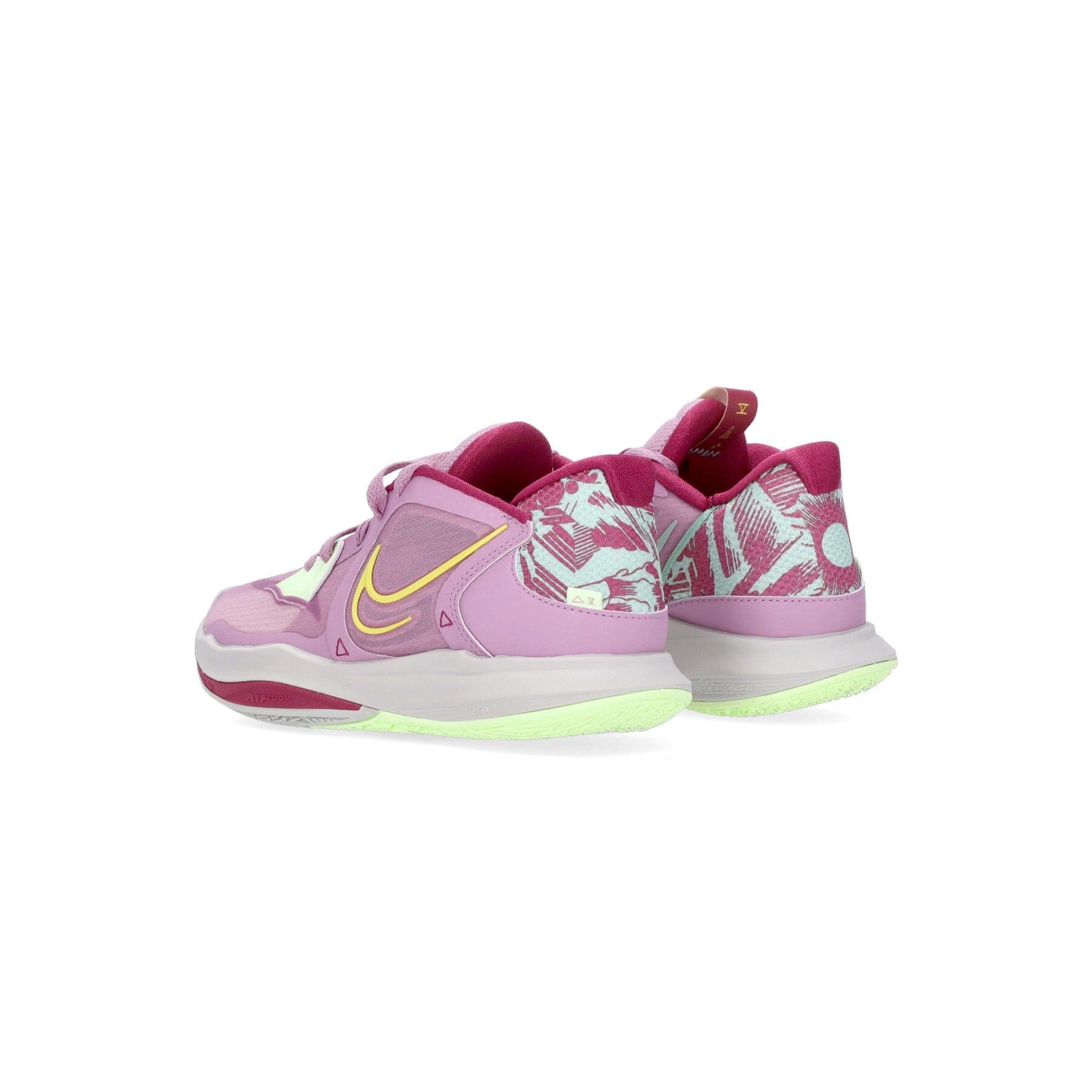NIKE NBA Scarpa Basket Uomo Kyrie Low 5 Orchid/yellow Strike/light Bone - 5