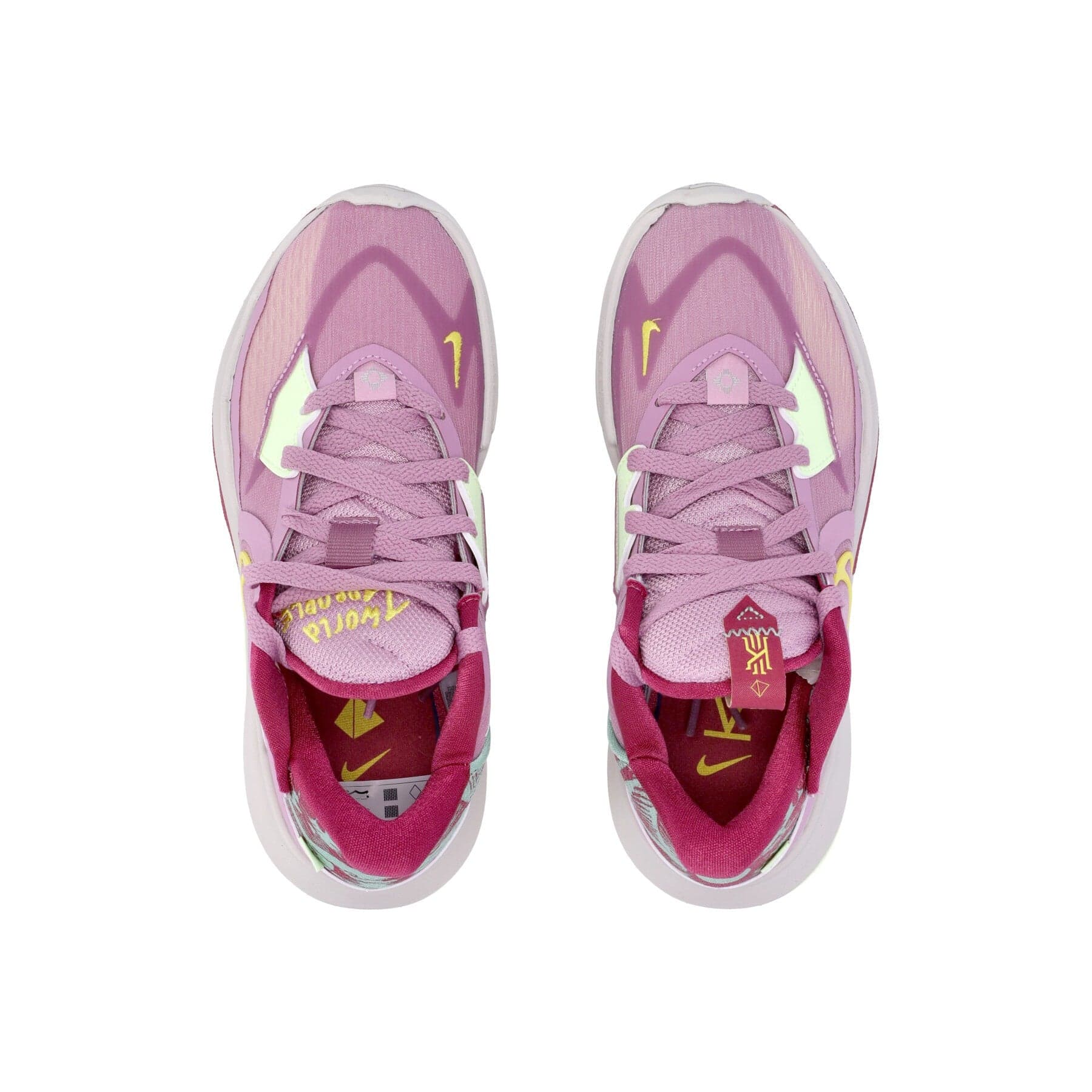 NIKE NBA Scarpa Basket Uomo Kyrie Low 5 Orchid/yellow Strike/light Bone - 8
