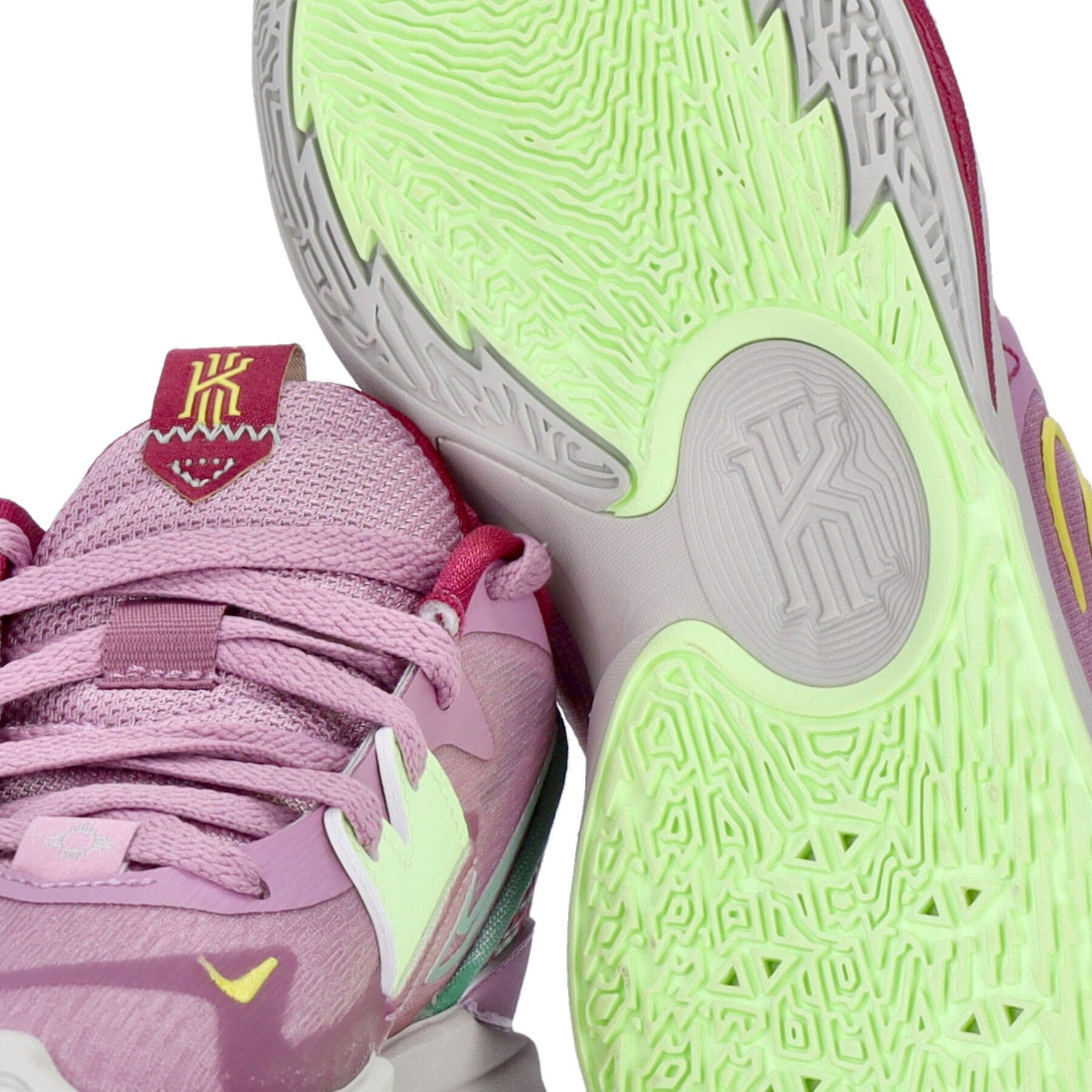 NIKE NBA Scarpa Basket Uomo Kyrie Low 5 Orchid/yellow Strike/light Bone - 10