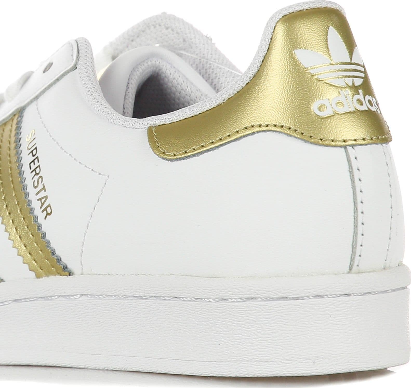 Adidas Scarpa Bassa Donna W Superstar Cloud White/gold Metallic/cloud White - 3