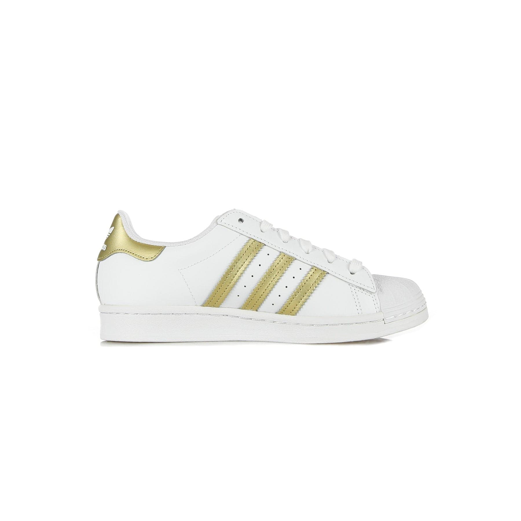 Adidas Scarpa Bassa Donna W Superstar Cloud White/gold Metallic/cloud White - 5