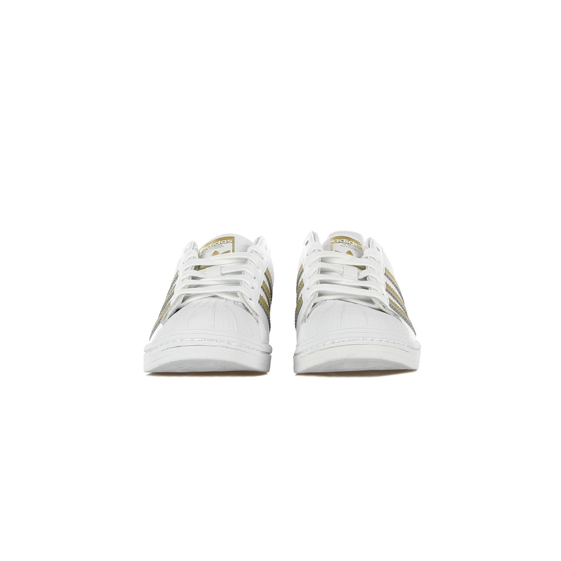Adidas Scarpa Bassa Donna W Superstar Cloud White/gold Metallic/cloud White - 7