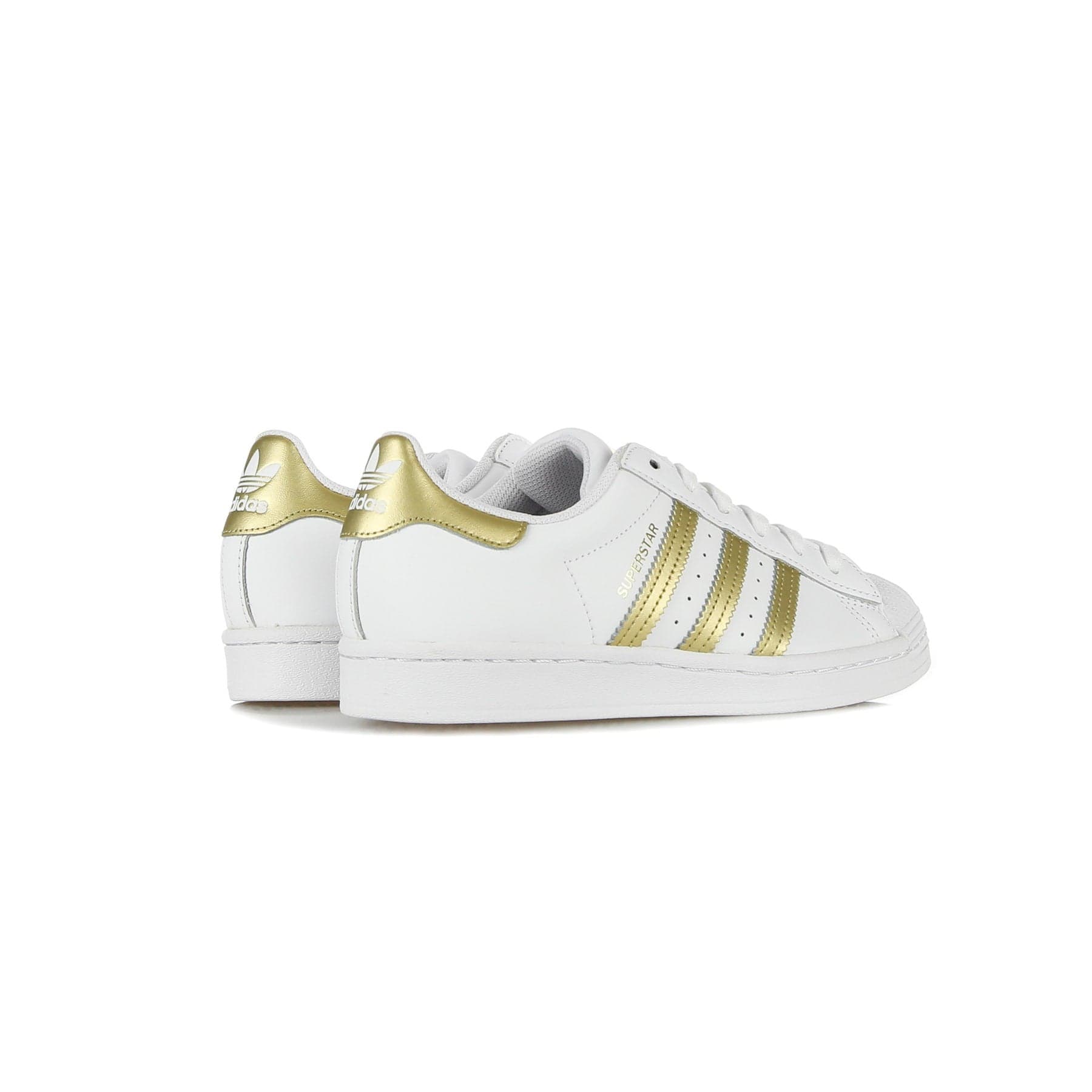 Adidas Scarpa Bassa Donna W Superstar Cloud White/gold Metallic/cloud White - 9