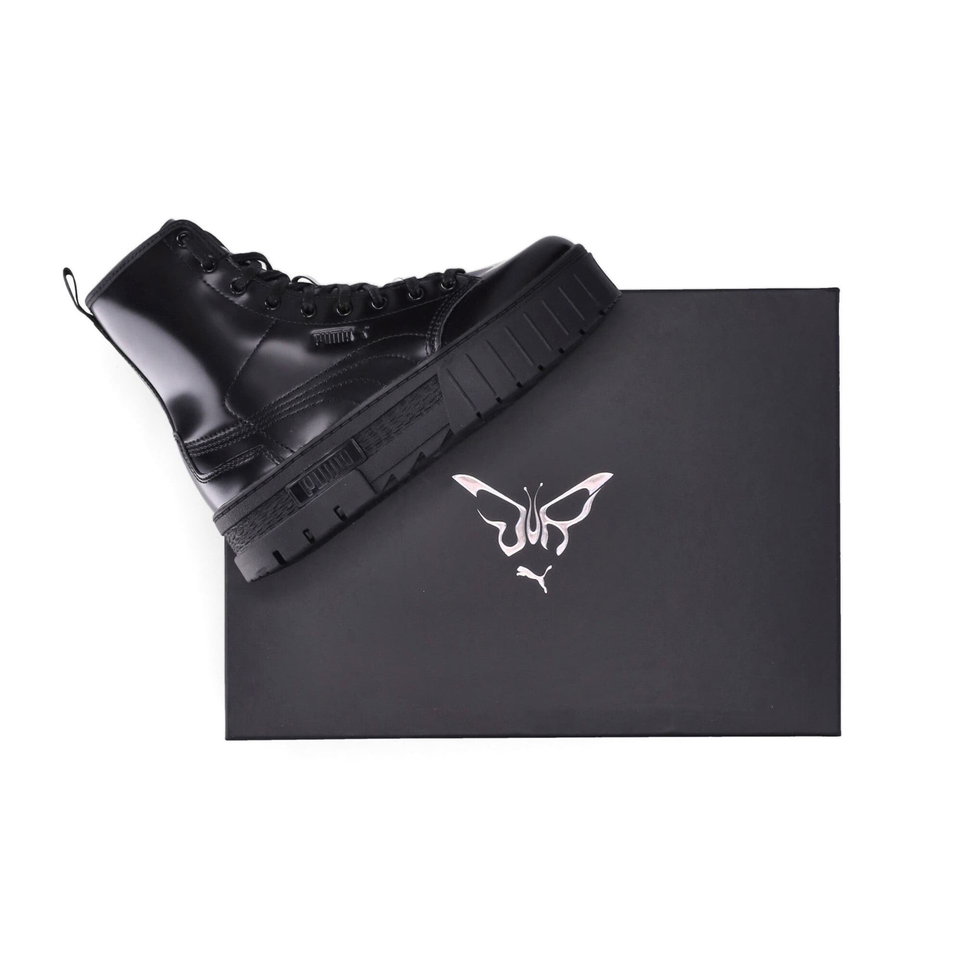 PUMA Scarponcino Alto Donna Mayze Boot X Dua Lipa Black - 10